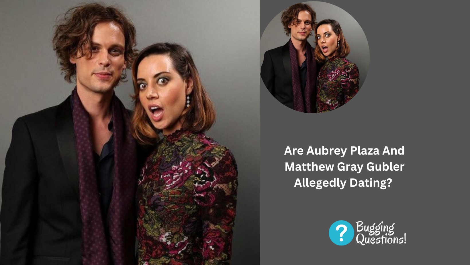 Are Aubrey Plaza And Matthew Gray Gubler Allegedly Dating? Know More About Their Relationship Status