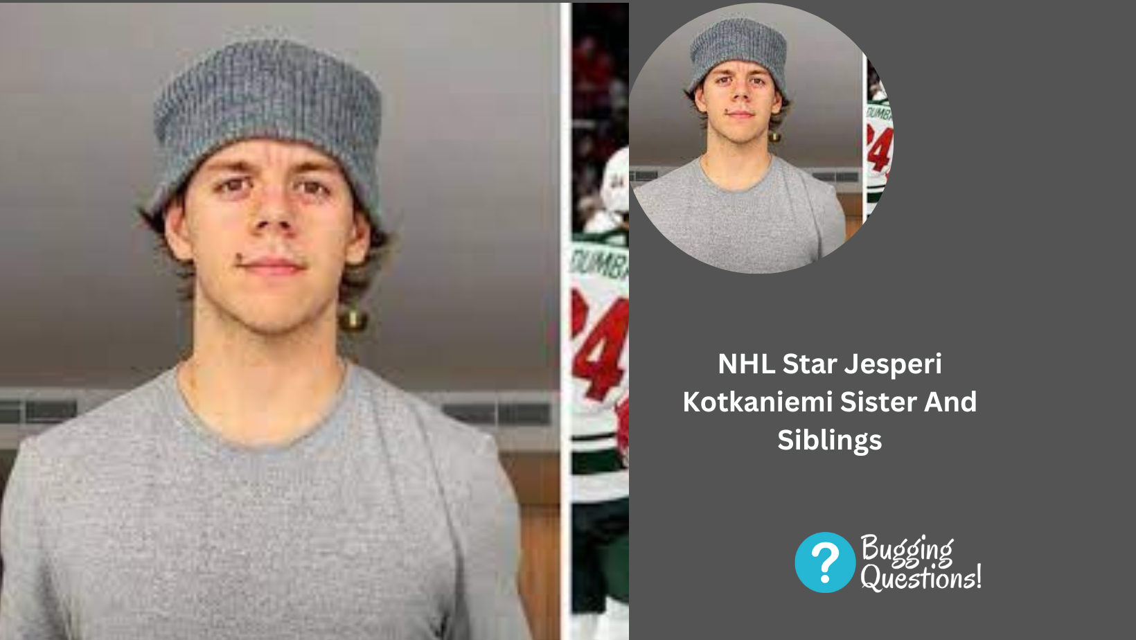 NHL Star Jesperi Kotkaniemi Sister And Siblings