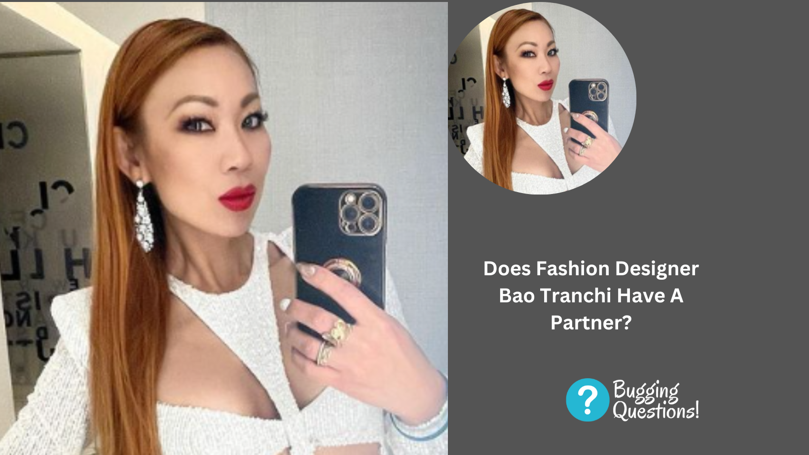 Does Fashion Designer Bao Tranchi Have A Partner?