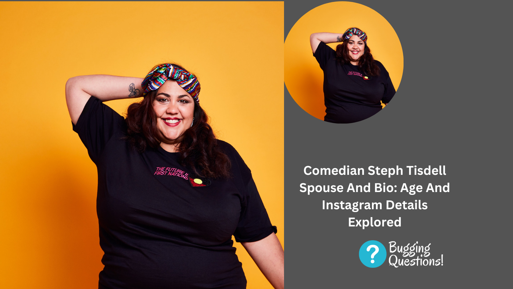 Comedian Steph Tisdell Spouse And Bio