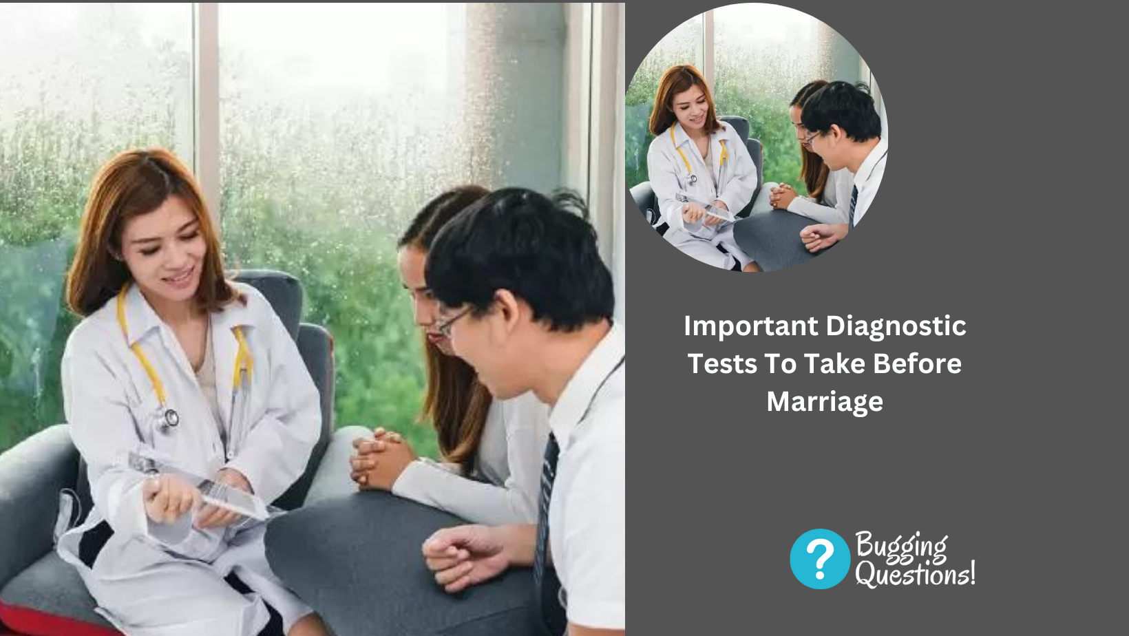Important Diagnostic Tests To Take Before Marriage