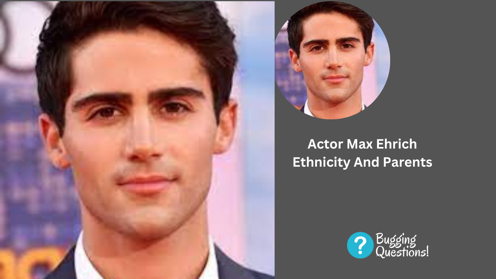 Actor Max Ehrich Ethnicity And Parents