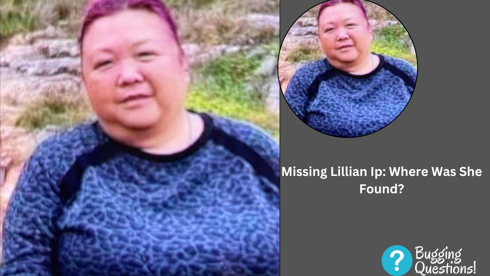 Missing Lillian Ip: Where Was She Found?