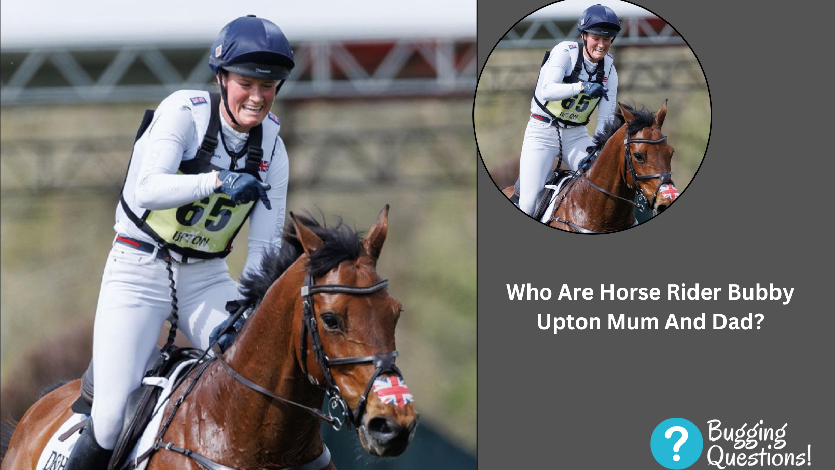 Who Are Horse Rider Bubby Upton Mum And Dad?
