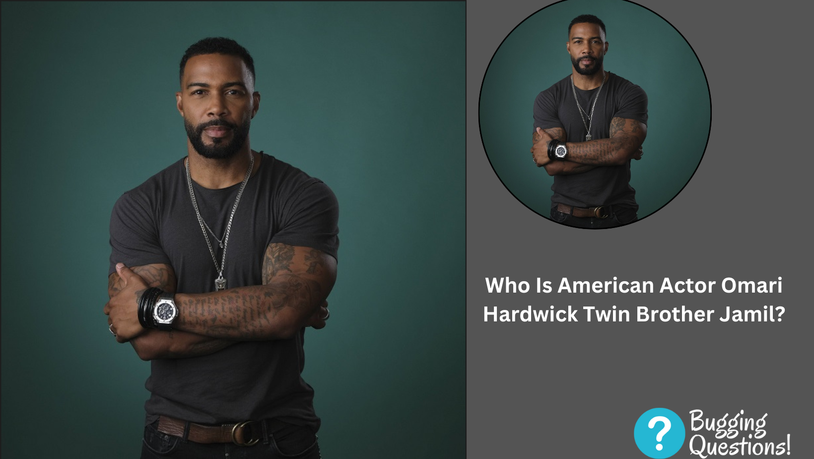 Who Is American Actor Omari Hardwick Twin Brother Jamil?