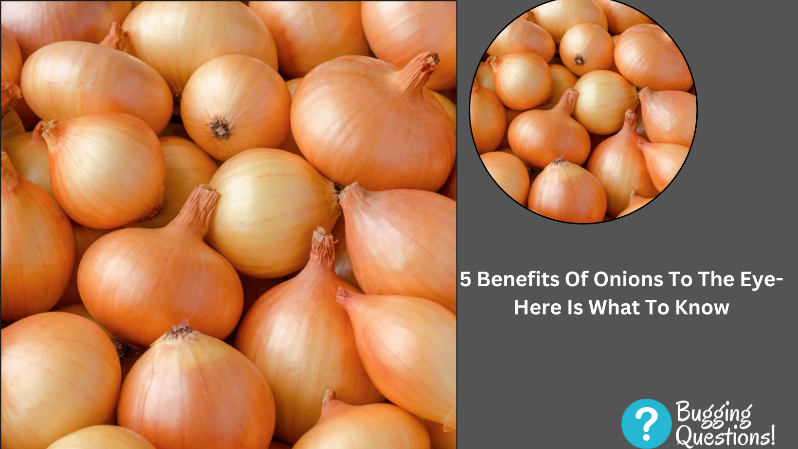 Benefits Of Onions To The Eye