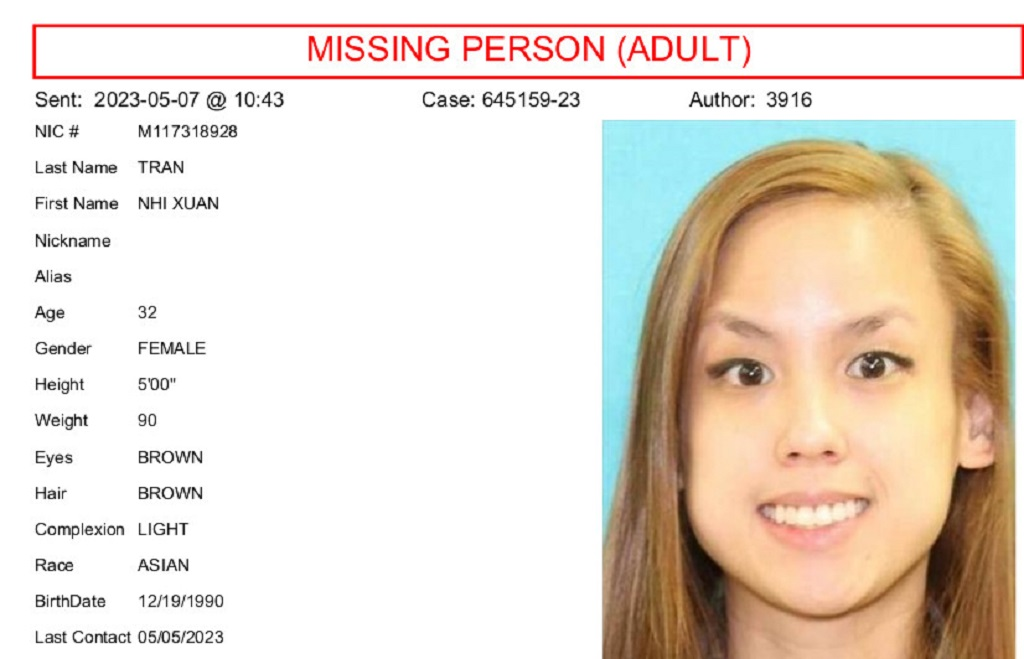 Missing West Bay Woman Nhi Tran Case