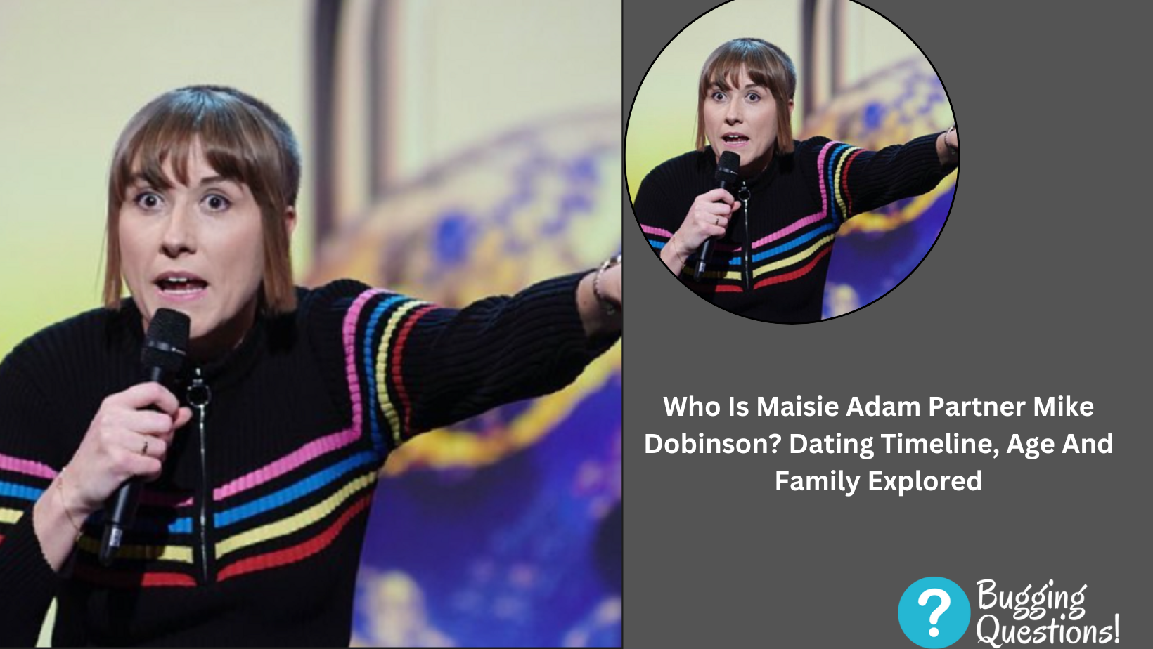 Who Is Maisie Adam Partner Mike Dobinson?